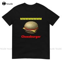 Cheezburger Short-Sleeve Unisex T-Shirt Custom Aldult Teen Unisex Digital Printing Tee Shirts Christmas Gift Xs-5Xl Streetwear