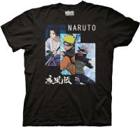 Naruto Shippuden Panel Kanji Fight T-Shirt