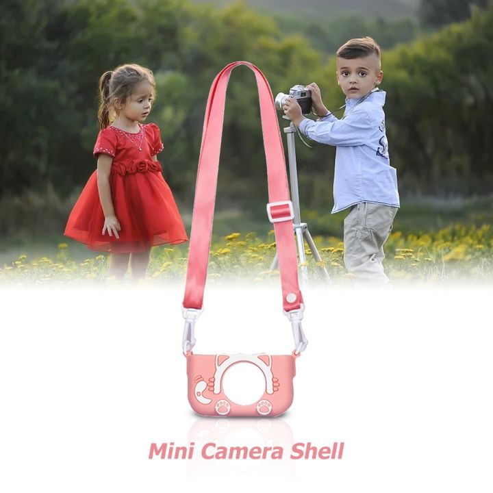ฝาครอบป้องกันกล้องสำหรับเด็กของเล่นกล้องการ์ตูนน่ารักกล้องเด็ก-a3กระเป๋าปลอกซิลิโคนกล้องถ่ายรูปกลางแจ้ง