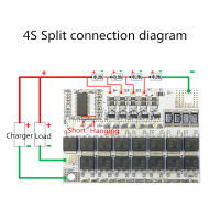 5S 4S 3S BMS 100A 21V 18V 16.8V 12V 18650 Li-Ion LMO Ternary แบตเตอรี่ลิเธียมแผ่นวงจรป้องกันสมดุลชาร์จ