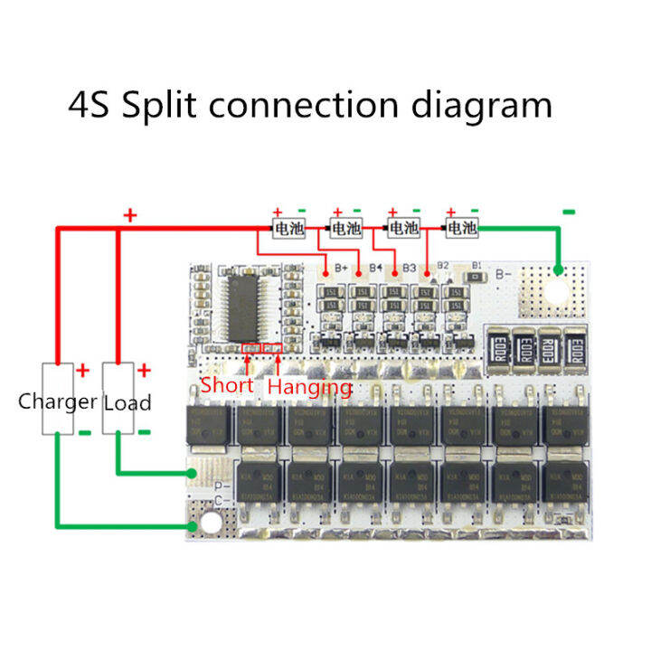 3s-4s-5s-bms-12v-16-8v-21v-100a-li-ion-lmo-ternary-แบตเตอรี่ลิเธียมป้องกันบอร์ดวงจร-lifepo4แบตเตอรี่ลิเธียมโพลิเมอร์-lifepo4