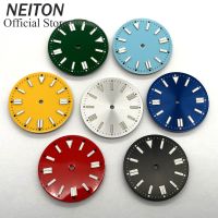 NEITON 28.5Mm/31Mm Black Blue Green Red Yellow Watch Dial Luminous Fit NH35 NH36 ETA2824 2836 Miyota 8215 DG2813 3804 Movement