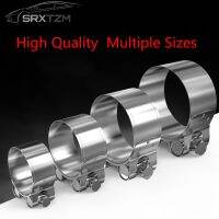 SRXTZM 45-85mm High Strength Reducing Exhaust pipes Exhaust Clamp Turbo Downpipe Kit Universal Silver Motorcycle Automobile 1pcs Wires Leads Adapters