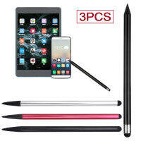 3PCS แบบพกพา2 In 1 Universal ศัพท์แท็บเล็ต Touchscreen ปากกา Capacitive Stylus ดินสอสำหรับ Samsung แท็บเล็ตแล็ปท็อปปากกา