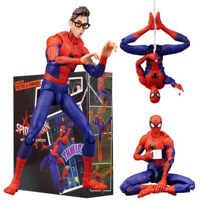 6 "ML SpiderMan เข้าไปในแมงมุม-กลอน SV Spiderman Peter B. กล่องตุ๊กตาขยับแขนขาได้ Parker