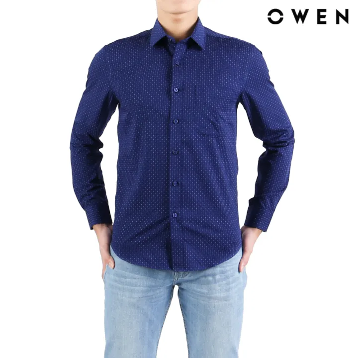 OWEN – Áo Sơ mi dài tay Bamboo RegularFit Có Túi – Màu xanh – AR22648DT – Owen ,SKU : 1227039570_VNAMZ-4551163872 >>>🇻🇳 Top1Vietnam 🛒>>> lazada.vn 🇻🇳🇻🇳🇻🇳🛒🛍🛒