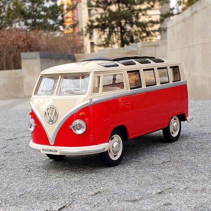 1-24-volkswagen-vw-t1-bus-alloy-cast-toy-car-model-sound-and-light-childrens-toy-collectibles-birthday-gift