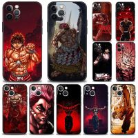 Capinha Funda Luxury Manga Baki For iPhone XS XR 14 8 Plus X 12 13 Pro Max 11 7 SE SE2 6S 6 5 SE2022 Mini