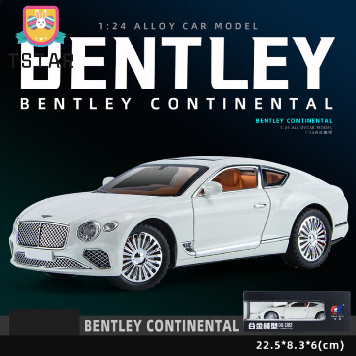 ts-คลังสินค้าพร้อม-เข้ากันได้สำหรับ-bentley-continental-1-24รุ่นรถโลหะผสมพร้อมแสงเสียงจำลองดึงกลับรถรุ่นเครื่องประดับ-toy-cod