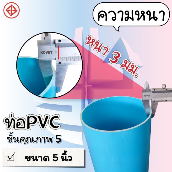 ท่อpvc-สีฟ้า-ขนาด-3-นิ้ว-4-นิ้ว-และ-5-นิ้ว-ชั้น-5-ตรานกอินทรีย์-ตัดแบ่งขาย-1-เมตร-และ-1-5-เมตร-ปลายบาน-มอก-17-2561