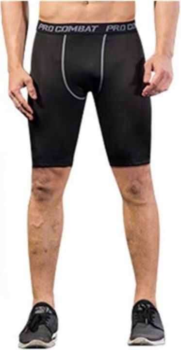 compression-short-pants-กางเกงรัดกล้ามเนื้อแบบขาสั้นชาย-กางเกงรัดรูปกางเกงออกกำลังกาย-ใส่เป็นกางเกงซับเหงื่อด้านในก่อนใส่กางเกงกีฬา-ช่วยซับเหงื่อได้เป็นอย่างดี-ใส่ไปได้ทุกกิจกรรมกีฬา-ในร่มกลางแจ้ง