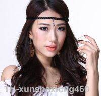 2023◇☑ Belly dance accessories plate with hair wigs forehead Elastic headband tails