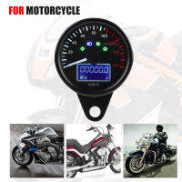 ดัดแปลงวินเทจรถจักรยานยนต์ LED เครื่องมืออิเล็กทรอนิกส์ Prince Mileage LCD Instrument Multifunctional Motorcycle Instrument