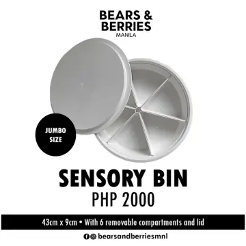 White Plastic Large Tray for Sensory BIns