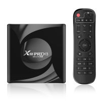 X88 Pro 13สมาร์ทกล่องทีวี Android 13 8K WIFI 6 RK3528สีดำ Set Top Box Android 4GB รองรับไร้สาย