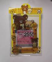 จุ้บติดป้ายภาษีลายการ์ตูน รีแลกคุมะrilakkuma