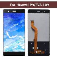 สำหรับ Huawei P9สัมผัสหน้าจอ Lcd ต้นกำเนิดที่หน้าจอดิจิตอลโดยไม่มีกรอบสำรอง Eva-l09 Eva-l29 Eva-l19