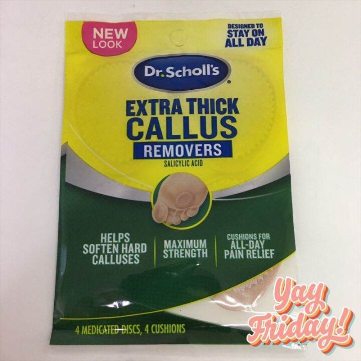 Immediate delivery Dr. Scholls Extra Thick Callus Removers Lazada PH