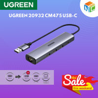 UGREEN 20932 CM475 USB-C Multifunction Gigabit Ethernet PD Adapter -Grey