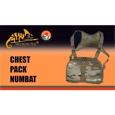 กระเป๋า สพะพายด้านหน้า Helikon-Tex รุ่น CHEST PACK NUMBAT ลาย Multicam/Adaptive