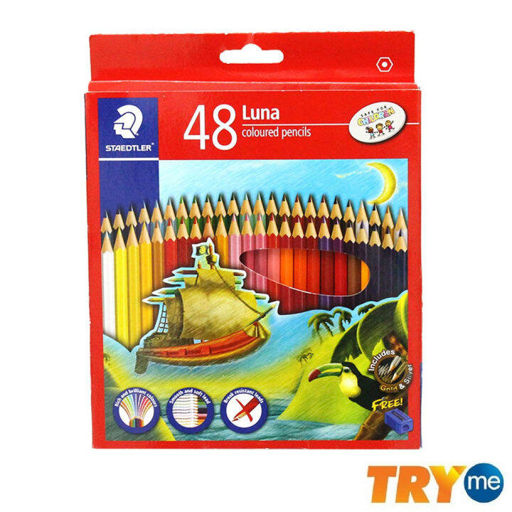Staedtler Luna Permanent Colored Pencils 48 Colour 136 C48 Lazada