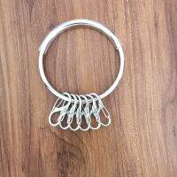 DIY lash circle removable eight word buckle classification key ring chain key rings hang creative polycyclic practical