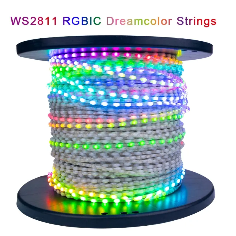 Led String Lights Dream Color Accessories Ws2811 Rgbic Addressable  Individually Fairy Light 5V Room Tv Party Kitchen Decoration | Lazada