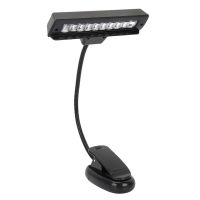 10 LED USB Light Clip-on for Music Stand Portable Flexible Gooseneck Eye Protection Reading Book Light Bed Desktop Lamp Light