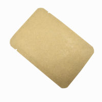 100Pcslot Open Top Kraft Paper Aluminum Foil Round Corner Package Bag Mylar Snack Tea Heat Seal Storage Packing Pouch