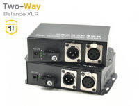 2-Way (XLR) Balanced Audio Fiber Optic Extender 1 ช่อง