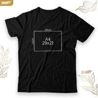 [A4] Kaos เสื้อยืด BAJU แบบสั่งทำขนาด A4หน้าเท่านั้น