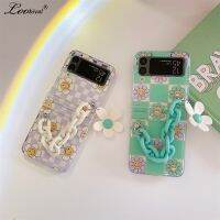 เคสโซ่พันข้อมือ ZFlip สำหรับ Z 3 4,ฝาปิดมีที่ยึด Flip3 Flip4