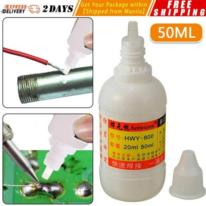 New Stainless Steel Liquid Flux Welding Solder Nontoxic Copper HWY800