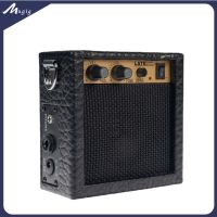 【Moon Musical】 Mugig 3W Guitarra Electric Guitar Amp Amplifier ลำโพง Volume Tone Control Protable Mini Audio Guitar Bass Amplifier Speaker