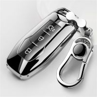 TPU Car Remote Key Full Cover Case Keychain For Ford Focus 3 4 ST Mondeo 5 MK5 Fiesta Ecosport Kuga MK3 MK4 Key Shell Holder