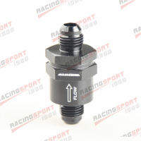 AN6 -6AN Aluminium Non Return One Way Check Valve Fuel EFI Fitting Adapter Black