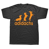 Adidachs Funny Daschund Dog T Shirts Summer Style Graphic Cotton Streetwear Short Sleeve Birthday Gifts T shirt Mens Clothing XS-6XL