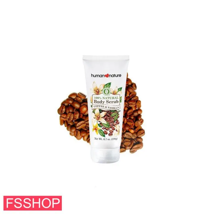 Human Heart Nature 100 Natural Body Scrub Coffee & Vanilla 190 g
