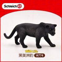 เยอรมนี Schleich เสือจากัวร์สีดำ14774จากัวร์จำลองเงินโมเดลสัตว์ป่าของเล่นเด็ก