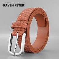 Fashion Pu Leather Belts for Men Pin Buckle Famous Brand Luxury Designer Waist Male Strap Brown Belt for Jeans High Quality Belts