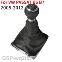 2023wq2tq7 6สปีดสำหรับ B6 PASSAT B7 2005-2012หัวเกียร์แท่งเปลี่ยนระดับผ้าคลุมรองเท้าบู๊ทของสนับแข้ง