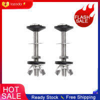 2 Pack Toilet Tank to Bowl Bolt Kits Cistern Bolts Kit,Stainless Steel Toilet Pan Fixing Fitting with Double Gaskets