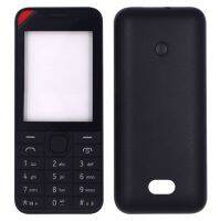 สำหรับ Nokia 208ฝาครอบเต็มรูปแบบ (สีดำ) (จัดส่งรวดเร็ว)