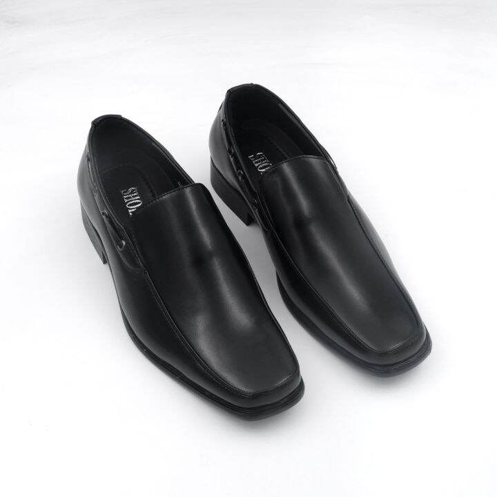 ShoeBest Black Leather Formal & School Shoes for Men " Finley " 2790