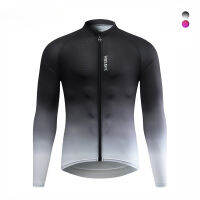 MUTUER Men Bicycle Bike Cycling Long Sleeve Jersey Shirts Clothing MTB Mountain Breathable Reflective BT237