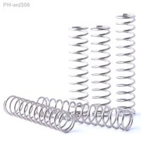 5pcs Wire Diameter 0.8mm 304 Stainless Steel Compression Springs Pressure Spring Length 60mm/70mm/80mm/90mm/100mm OD 6/8/10/12mm