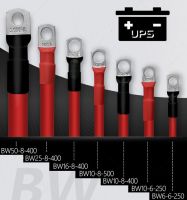 Gratis Ongkir RISIN 8/6/4/2 AWG 10/16/25/35mm สายไฟทองแดงการเชื่อมต่อแบตเตอรี่2อันพร้อม Lugs สำหรับ UPS,อินเวอร์เตอร์,เชื่อมต่อแบบขนานชุดแบตเตอรี่