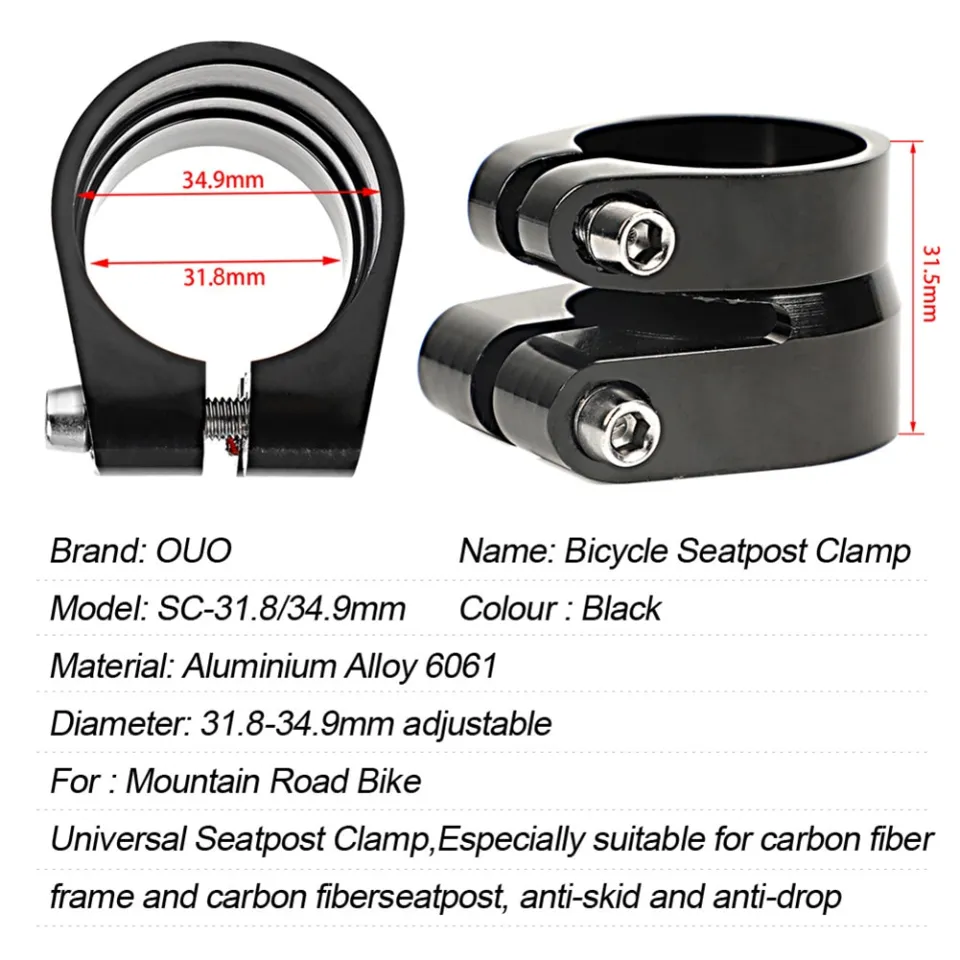 31.6 mm hot sale seatpost clamp