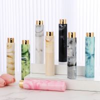 【YF】№❣  10ml Marble Pattern Perfume Atomizer Refillable Bottles Size Sprayer Leak Proof Spray Bottle