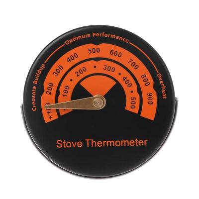 เครื่องวัดอุณหภูมิเตาไม้แบบแม่เหล็กท่อระบายน้ำบนเตาผิงเครื่องวัดอุณหภูมิบนเตา